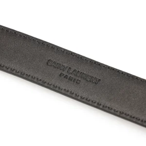 Best YSL detail leather belt Belts